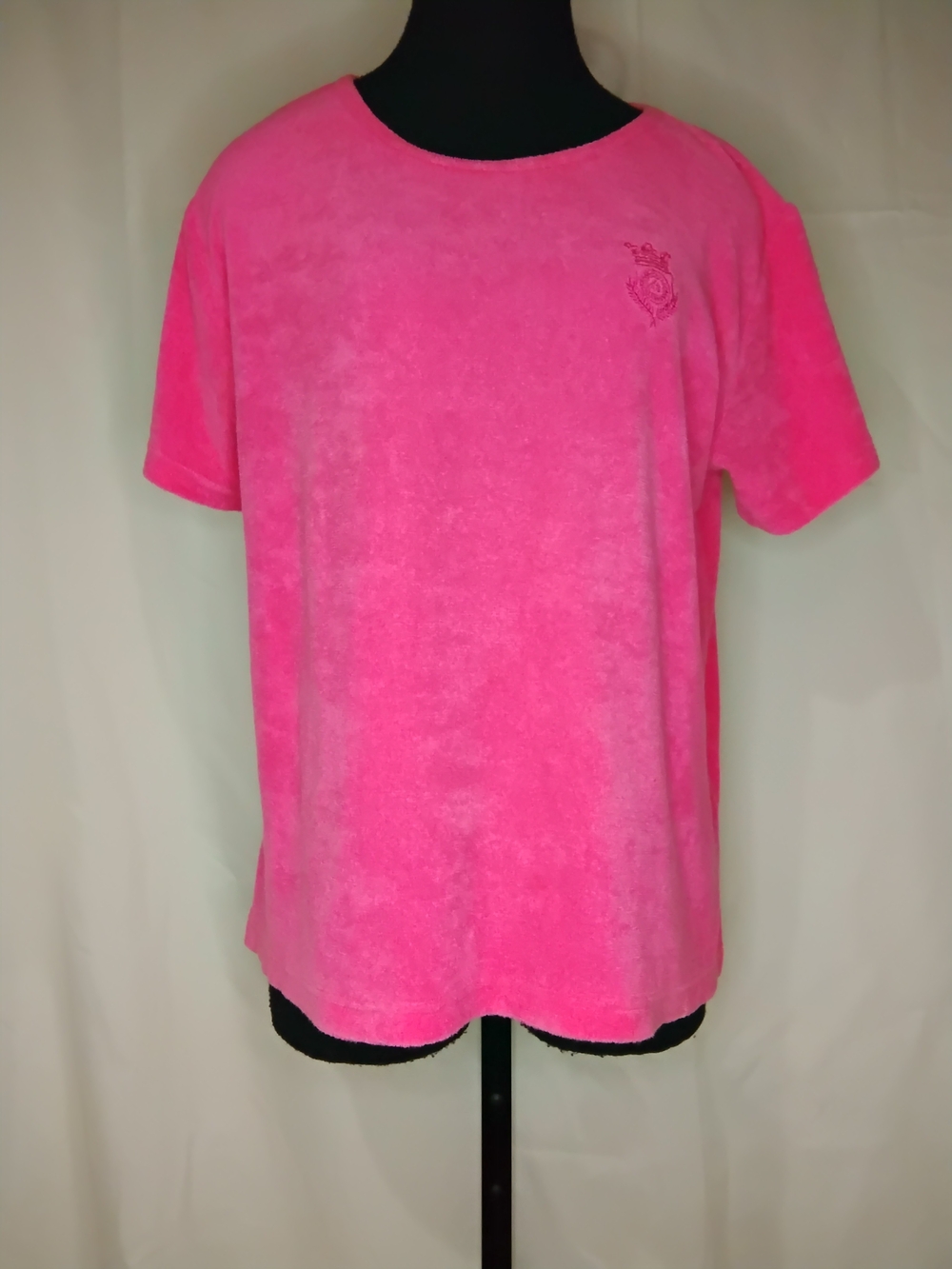 Erika Bright Pink Short Sleeve Crewneck Tee